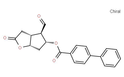 [1,1'-Biphenyl]-4-carboxylic acid (3aR,4R,5R,6aS)-4-formylhexahydro-2-oxo-2H-cyclopenta[b]furan-5-yl ester