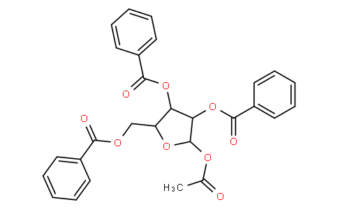 (5-acetyloxy-3,4-dibenzoyloxy-oxolan-2-yl)methyl benzoate