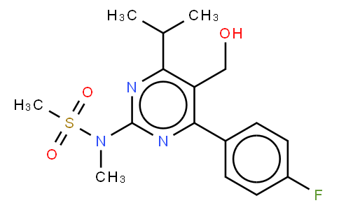 4-(4-氟苯基)-6-异丙基-2-(N-甲基-N-甲磺酰基氨基)-5-嘧啶甲醛