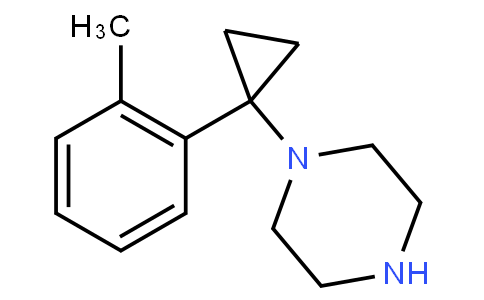 1-(1-o-tolylcyclopropyl)piperazine