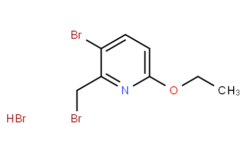 3-bromo-2-(bromomethyl)-6-ethoxypyridine hydrobromide