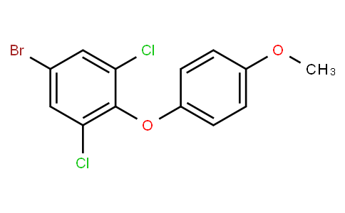 5-bromo-1,3-dichloro-2-(4-methoxyphenoxy)benzene