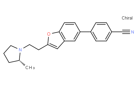 (r)-4-(2-(2-(2-methylpyrrolidin-1-yl)ethyl)benzofuran-5-yl)benzonitrile