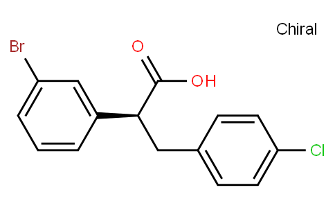 (s)-2-(3-bromophenyl)-3-(4-chlorophenyl)propanoic acid