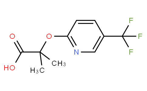 2-methyl-2-(5-(trifluoromethyl)pyridin-2-yloxy)propanoic acid