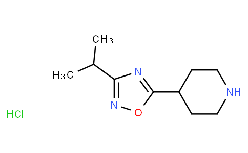 4-(3-isopropyl-1,2,4-oxadiazol-5-yl)piperidine hydrochloride