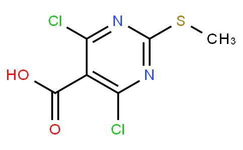 4,6-dichloro-2-(methylthio)pyrimidine-5-carboxylic acid
