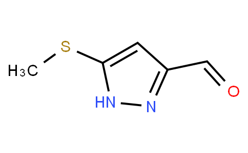 5-(甲基硫代)-1h-吡唑-3-甲醛