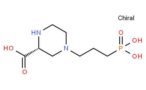 3-((R)-2-羧基哌嗪-4-基)-丙基-1-膦酸