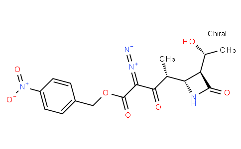 (3S,4R)-3-[(1R)-1-Hydroxyethyl]-4-[(1R)-1-methyl-3-diazo-3-(p-nitrobenzyloxycarbonyl)-2-oxopropyl]azetidin-2-one