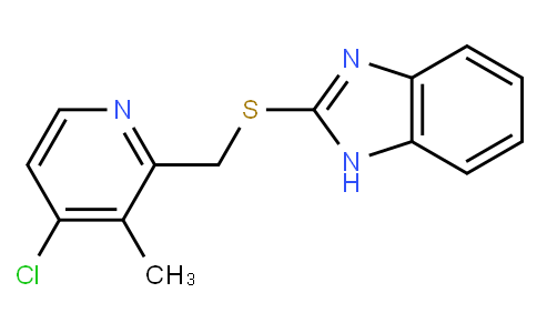 2-[(4-Chloro-3-Methyl-2-Pyridinyl-methyl)thio]-1H-Benzimidazole