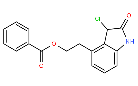 2-(3-Chloro-2-oxindol-4yl)ethyl benzoate
