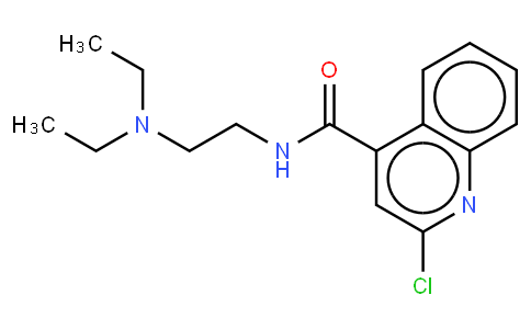 N-(2-(二乙基)胺乙基)-2-氯基-4-喹啉甲酰胺