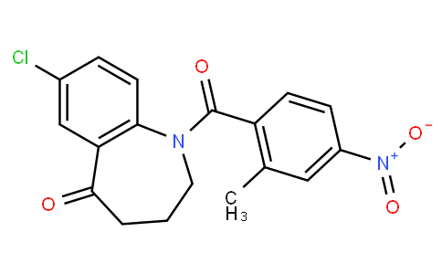 7-Chloro-1,2,3,4-tetrahydro-1-(2-methyl-4-nitrobenzoyl)-5H-1-benzazepin-5-one