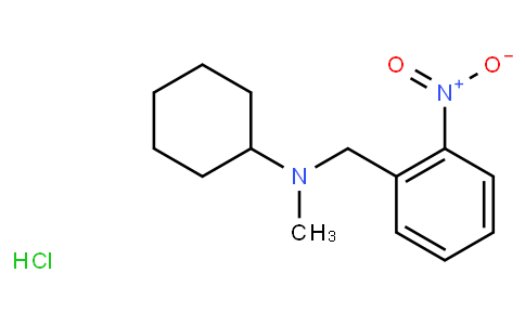 N-cyclohexyl-N-methyl-2-nitrobenzylamine monohydrochloride