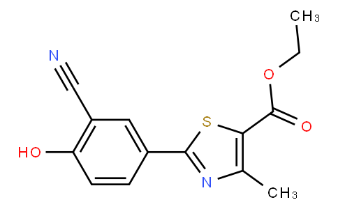 Ethyl 2-(3-cyano-4-hydroxyphenyl)-4-methyl-1,3-thiazole-5-carboxylate