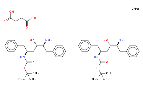 Ritonavir and lopinavir intermediate BDH succinate