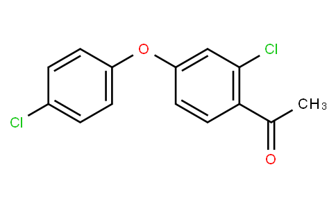 1-(2-chloro-4-(4-chlorophenoxy)phenyl)ethan-1-one