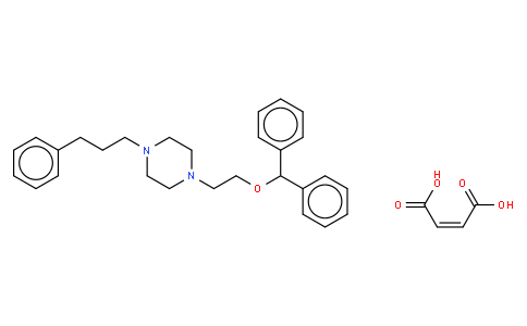 GBR-12935;1-(2-(diphenylMethoxy)ethyl)-4-(3-phenylpropyl)piperazine Maleate