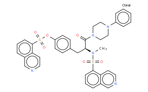 (S)-4-(2-(N-Methylisoquinoline-5-sulfonaMido)-3-oxo-3-(4-phenylpiperazin-1-yl)propyl)phenyl isoquinoline-5-sulfonate;KN62