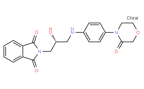 2-[(2R)-2-Hydroxy-3-[[4-(3-oxo-4-Morpholinyl)phenyl]aMino]propyl]-1H-isoindole-1,3(2H)-dione