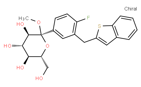 Methyl 1-C-[3-(benzo[b]thien-2-ylMethyl)-4-fluorophenyl]-