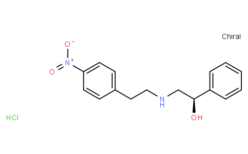 (R)-2-(4-nitrophenethylamino)-1-phenylethanol hydrochloride