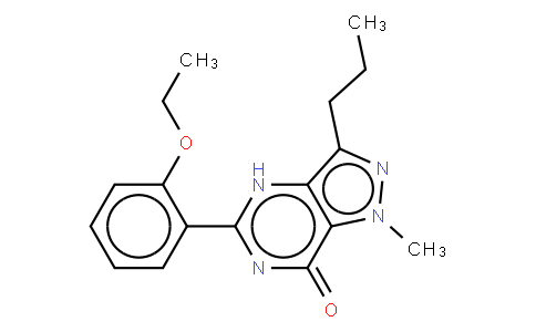 5-(2-Ethoxyphenyl)-1-Methyl-3-N-Propyl-1,6-Dihydro-7H-Pyrazolo[4,3-D]-7-Pyrimidinone