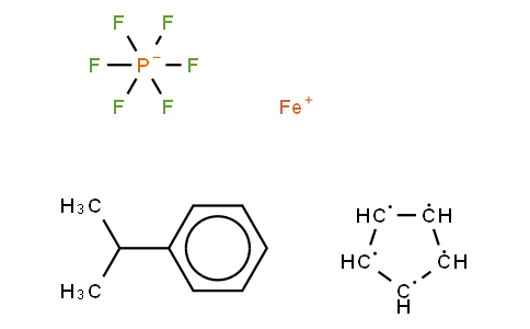 Iron(1+), (.eta.5-2,4-cyclopentadien-1-yl)(1,2,3,4,5,6-.eta.)-(1-methylethyl)benzene-, hexafluorophosphate(1-)