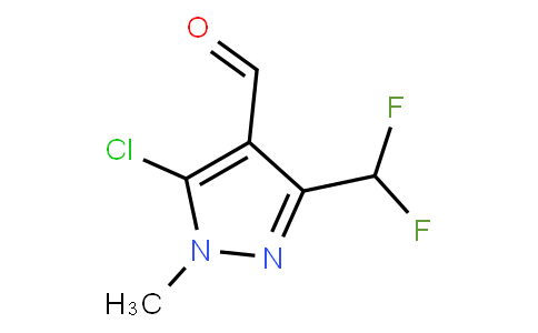 1H-Pyrazole-4-carboxaldehyde, 5-chloro-3-(difluoromethyl)-1-methyl-