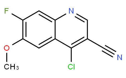 4-chloro-7-fluoro-6-methoxyquinoline-3-carbonitrile