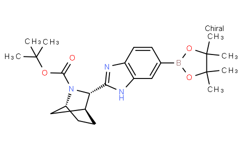 (1R,3S,4S)-2-(叔丁氧羰基)- 3-(6-(硼酸频哪醇酯)-1H-苯并[D]咪唑-2-基)-2-氮杂双环[2.2.1]庚烷