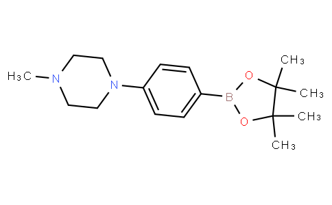1-Methyl-4-[4-(4,4,5,5-tetramethyl-1,3,2- dioxaborolan-2-yl) phenyl]piperazine