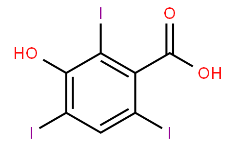 3-Hydroxy-2,4,6-triiodobenzoic acid