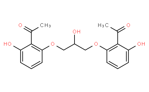 1,3-Bis-(2-acetyl-3-hydroxyphenoxy)-2-propanol