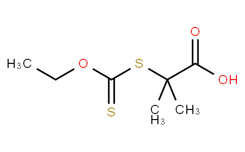2-((Ethoxythioxo methyl)thio)-2-methylpropanoic acid