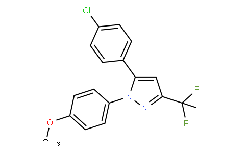 5-(4-Chlorophenyl)-1-(4-methoxyphenyl)-3-(trifluoromethyl)-1h-pyrazole