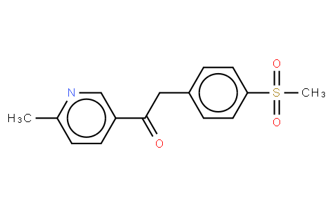 2-(4-甲磺酰基苯基)-1-(6-甲基吡啶-3-基)-乙酮