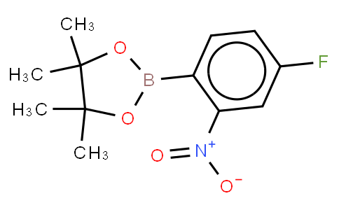 1,3,2-Dioxaborolane,2-(4-fluoro-2-nitrophenyl)-4,4,5,5-tetramethyl-