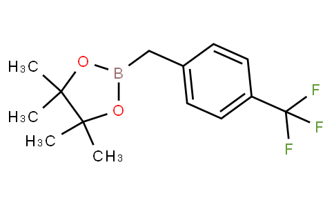2-(4-(Trifluoromethyl)benzyl)-4,4,5,5-tetramethyl-1,3,2-dioxaborolane
