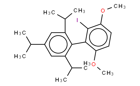 2-Iodo-3,6-dimethoxy-2',4',6'-tri-i-propyl-l,1-biphenyl