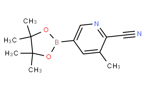 3-Methyl-5-(4,4,5,5-tetramethyl-1,3,2-dioxaborolan-2-yl)picolinonitrile