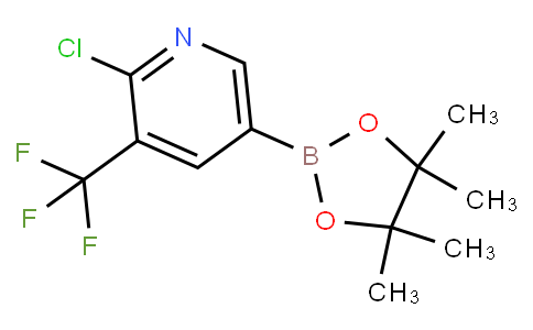 2-Chloro-5-(4,4,5,5-tetramethyl-1,3,2-dioxaborolan-2-yl)-3-(trifluoromethyl)pyridine