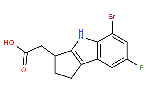 2-(5-BroMo-7-fluoro-1,2,3,4-tetrahydrocyclopenta[b]indol-3-yl)acetic acid