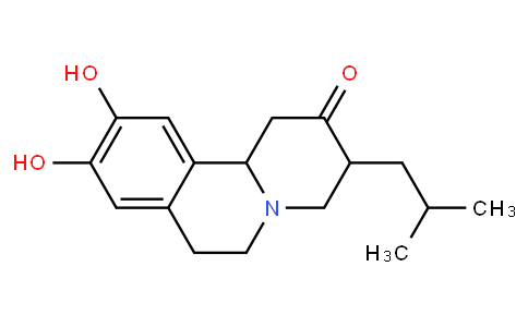 9,10-dihydroxy-3-isobutyl-3,4,6,7-tetrahydro-1H-pyrido[2,1-a]isoquinolin-2(11bH)-one