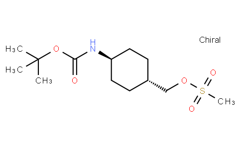 N-[trans-4-[[(methylsulfonyl)oxy]methyl]cyclohexyl]carbamic acid tert-butyl ester