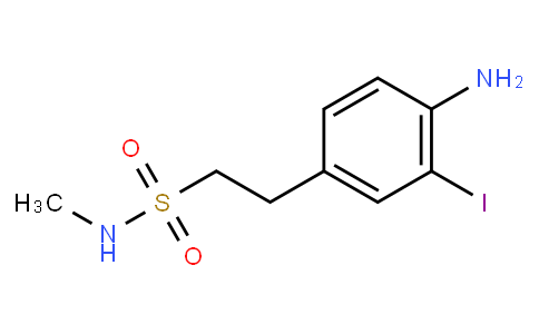 2-(4-Amino-3-iodophenyl)-N-methylethanesulfonamide