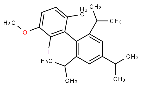 2-Iodo-3-methoxy-6-methyl-2',4',6'-tri-i-propyl-1,1'-biphenyl