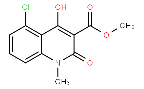 3-Quinolinecarboxylic acid, 5-chloro-1,2-dihydro-4-hydroxy-1-Methyl-2-oxo-, Methyl ester