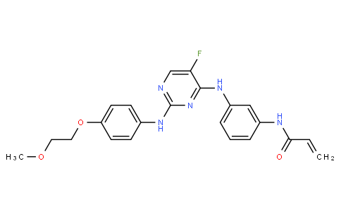 N-[3-[[5-Fluoro-2-[[4-(2-methoxyethoxy)phenyl]amino]-4-pyrimidinyl]amino]phenyl]-2-propenamide